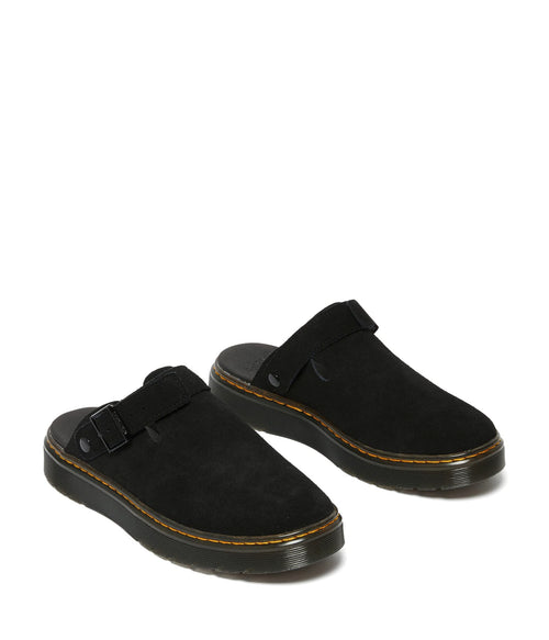 Dr. Martens Unisex Carlson Mule, Black E.H Suede Mb