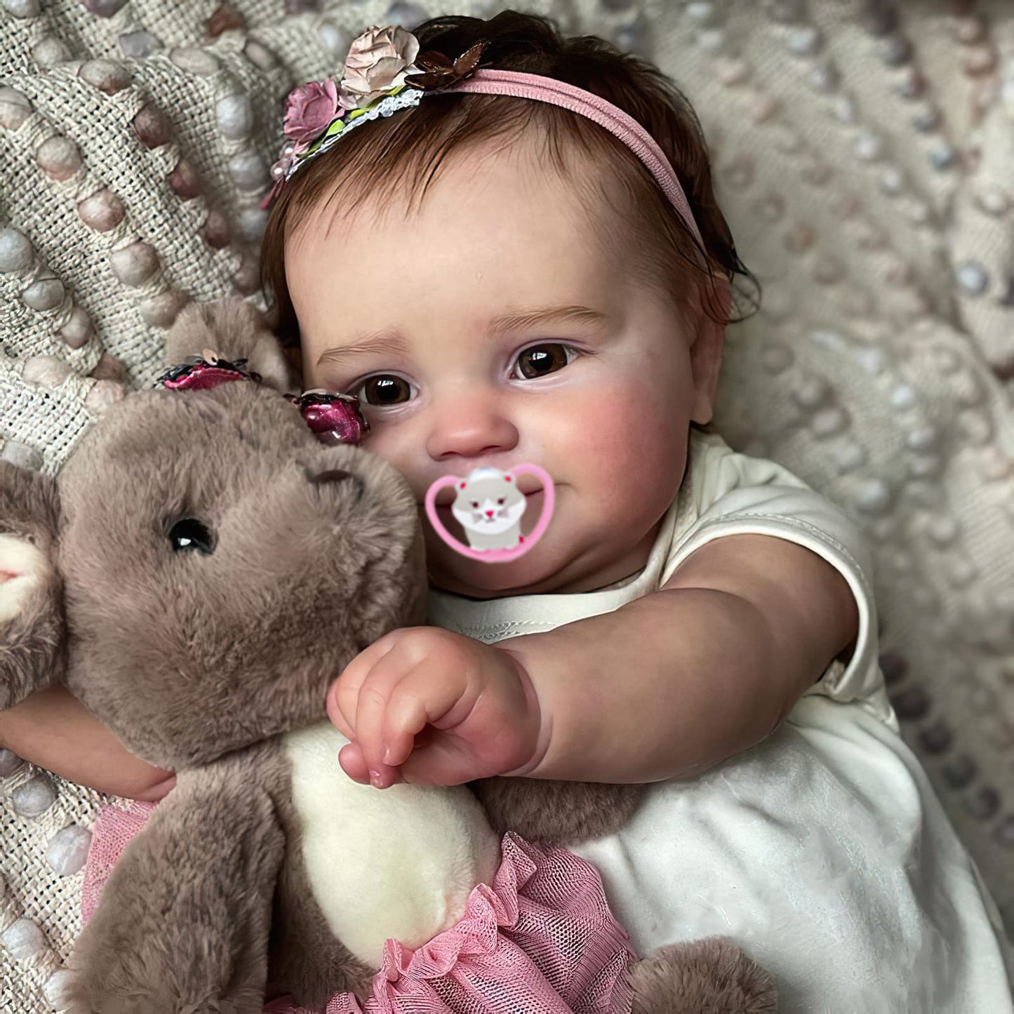 Wamdoll Muñeca Reborn Realista de Recién Nacida (50CM)