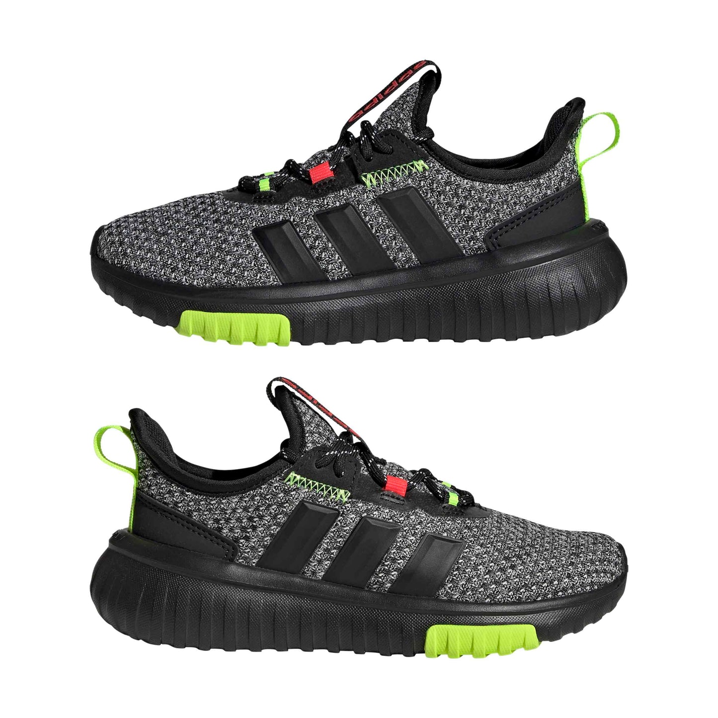 Adidas Unisex-Kids Kaptir 4.0, Black/Black/Lucid Lemon