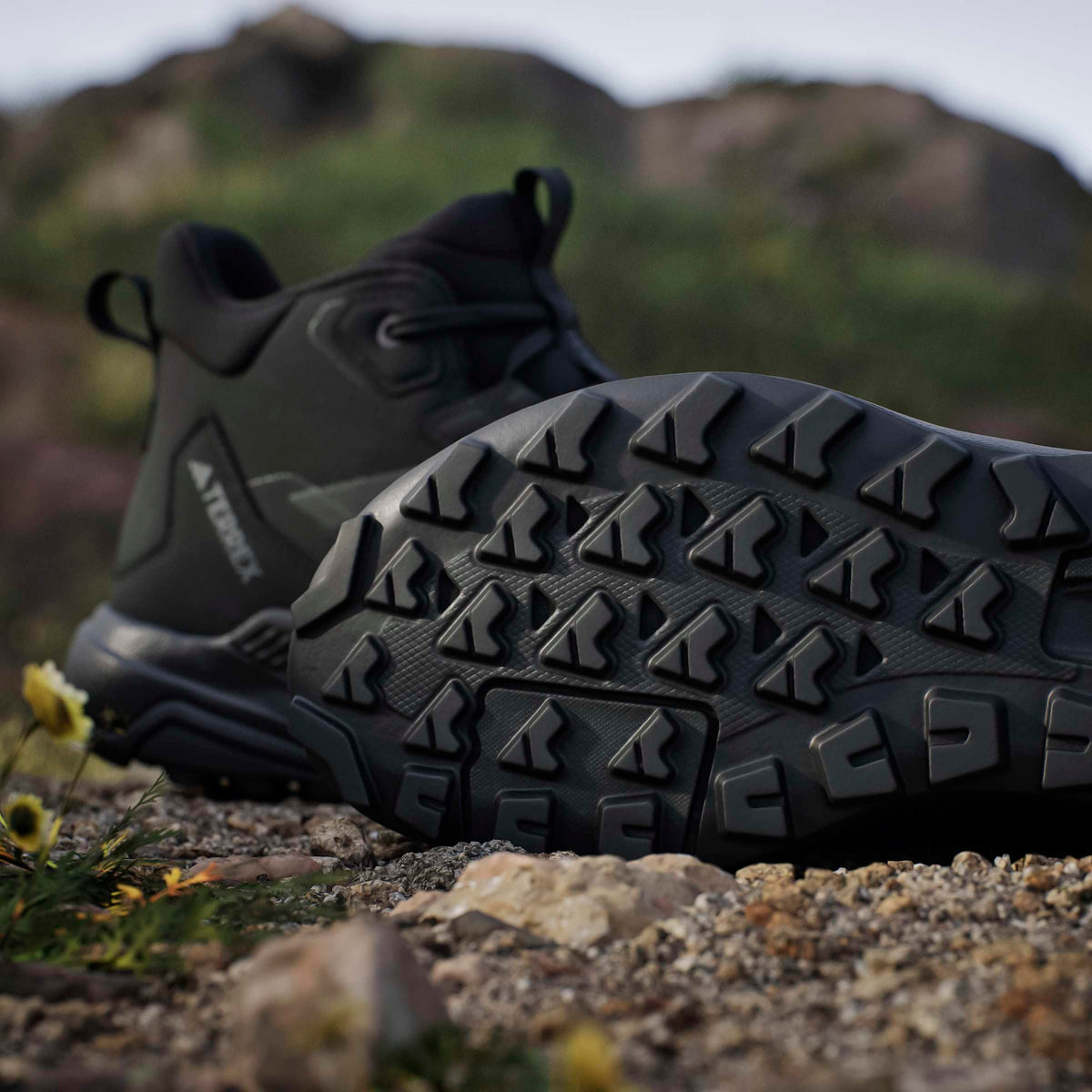 Adidas Women's Terrex Anylander Mid Rain.RDY Hiking, Black/Black/Grey