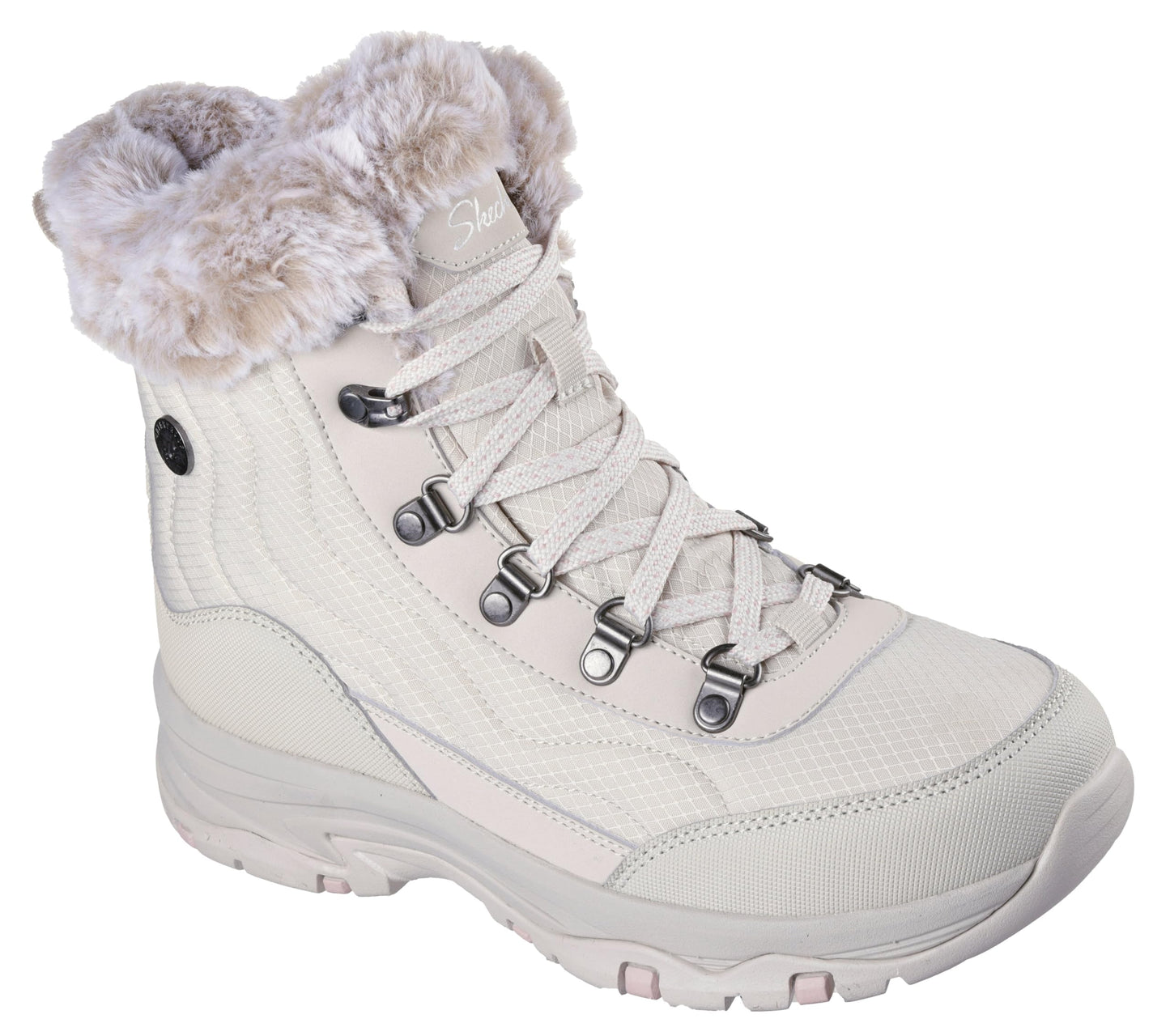 Skechers Women's TREGO - STORMIE waterproof boot, Natural