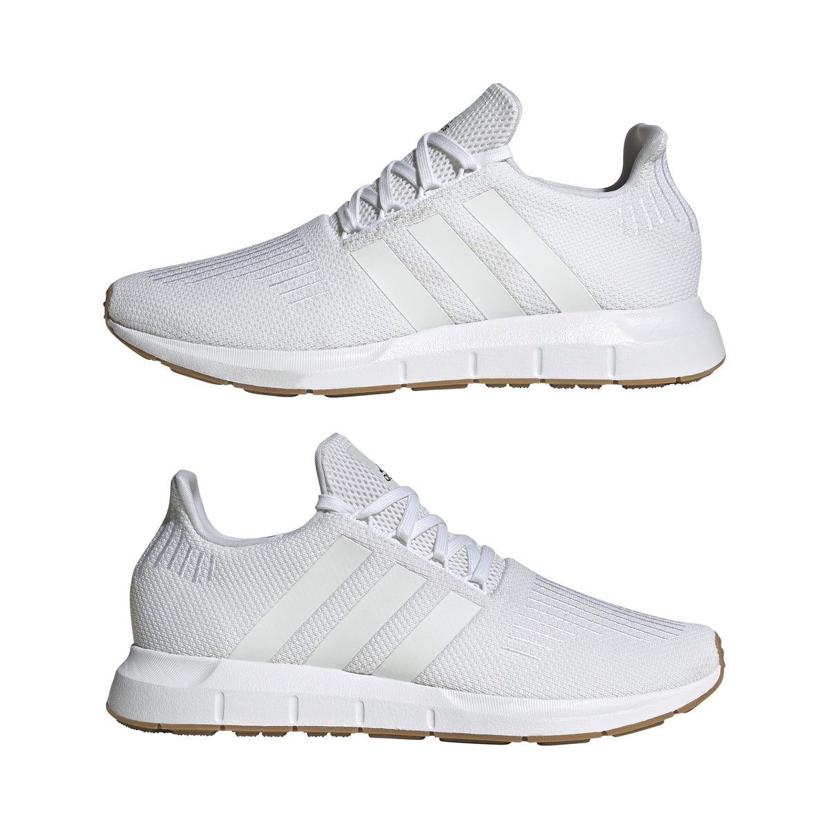 adidas Mens Swift Run White/White/Core Black 9