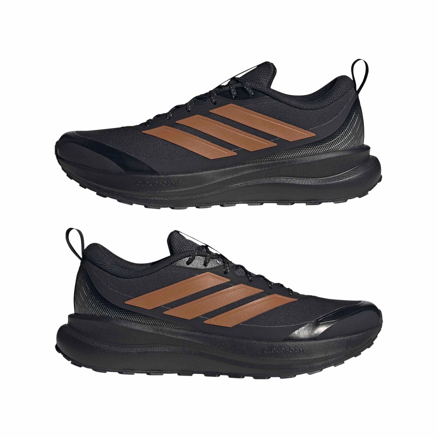 adidas Men's Run Falcon 6 All Terrain, Black/Thermal Gold Metallic/White