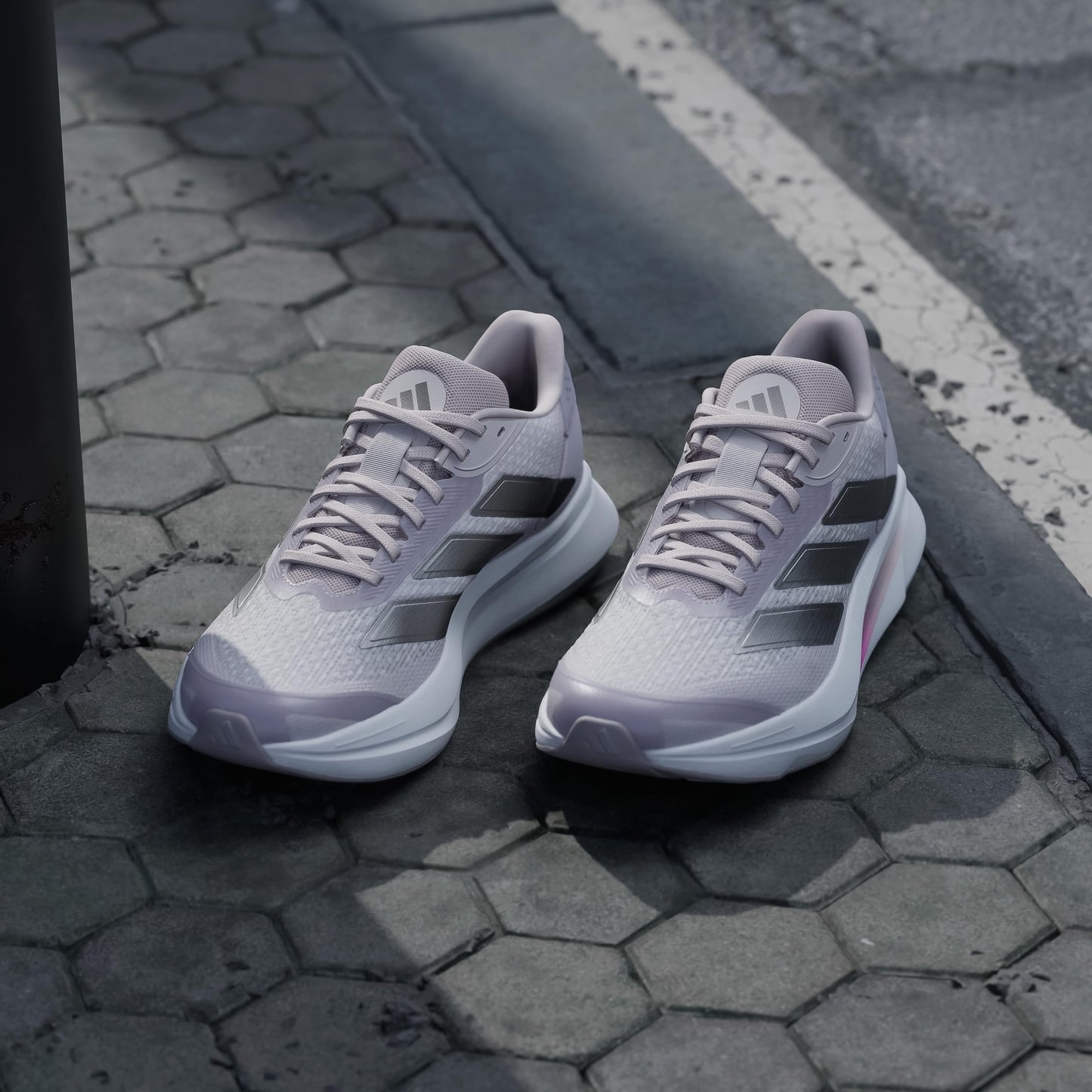 adidas Women's Duramo SL 2 Running, Ice Purple/Iron Metallic/Glory Grey