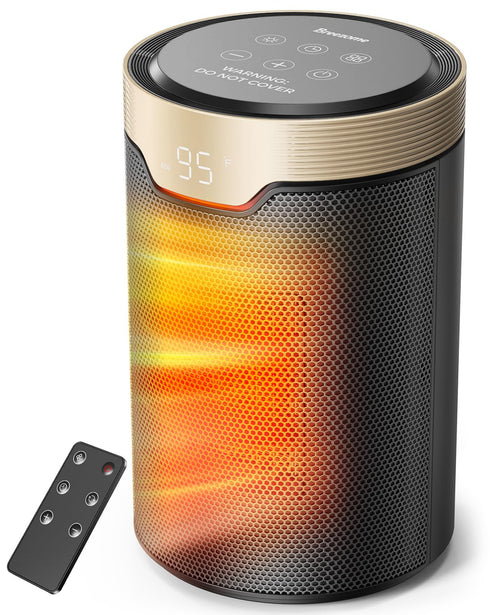 BREEZOME Calentador de Espacio Eléctrico Portátil de 1500W