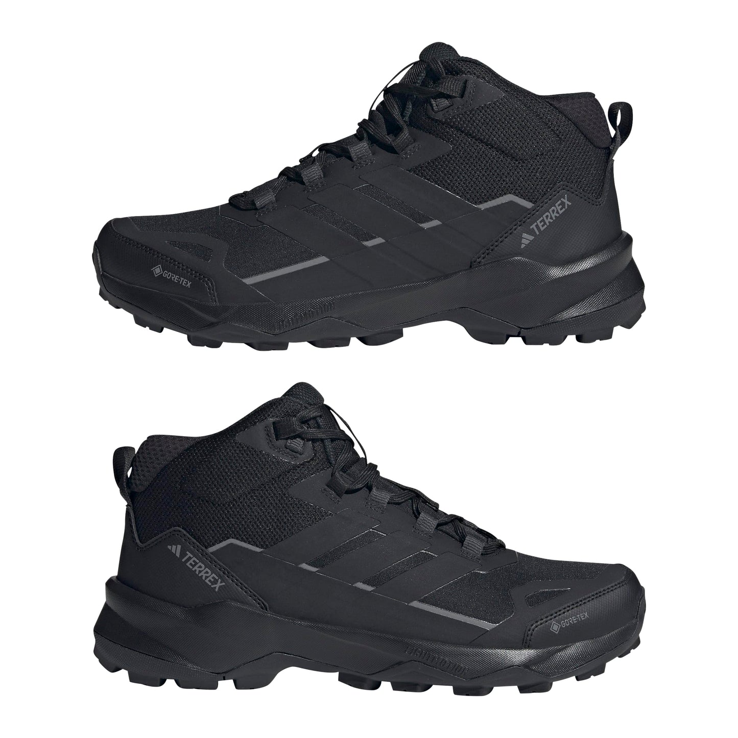 Adidas Men's Terrex Skychaser Ax5 Mid Top Gore-TEX Hiking, Black/Black/Carbon