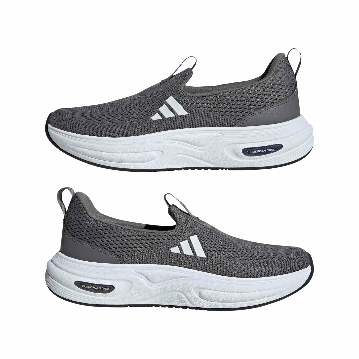 adidas Men's Cloudfoam Cuxxion - Lounge, Grey/White/Black