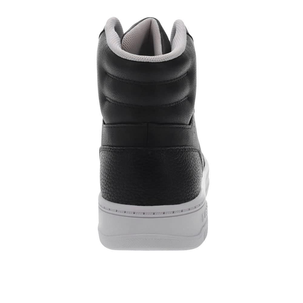 Levi's Womens Drive Hi Synthetic Leather Casual Hightop Sneaker Shoe, Black
