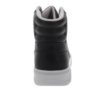 Levi's Womens Drive Hi Synthetic Leather Casual Hightop Sneaker Shoe, Black