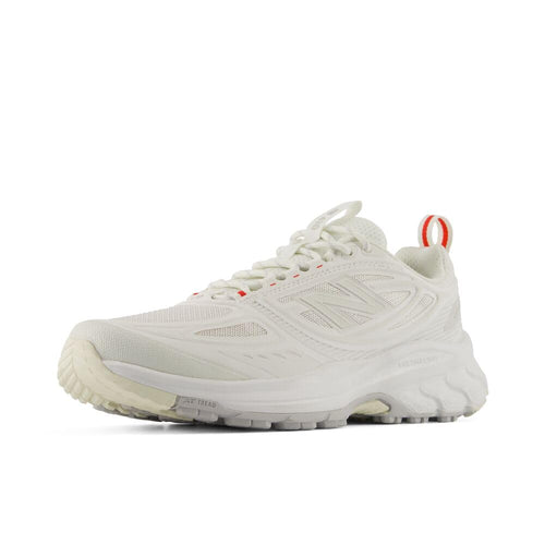 New Balance Women's Fresh Foam 410v9 Trail Running Shoe, Angora/Neo Flame