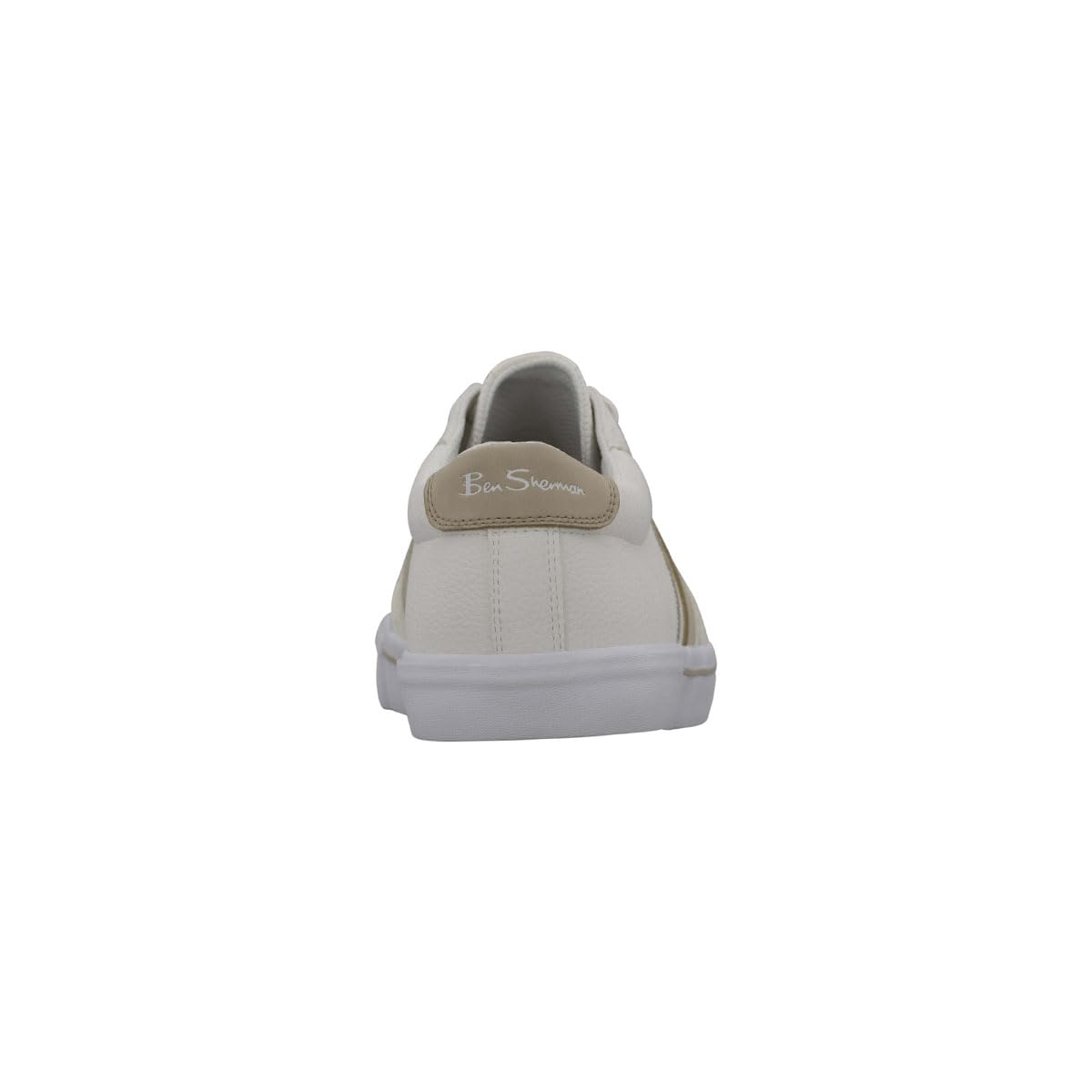 Ben Sherman Men's Hawthorn Fashion Sneaker, White/Doeskin