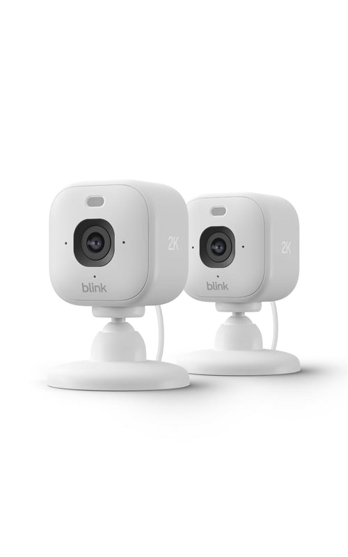 Blink Mini 2K+ Cámara de Seguridad (Paquete de 2 / Blanco)
