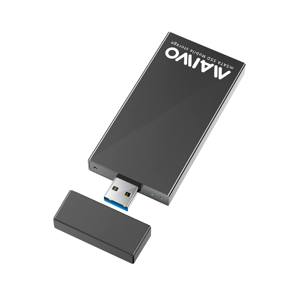 MAIWO Adaptador de mSATA a USB 3.0 (Carcasa de Aluminio / 2TB)