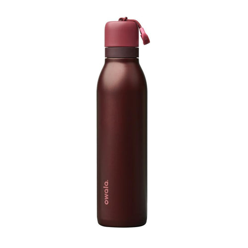 Owala Botella de Agua FreeSip Twist de 24 oz (Black Cherry)