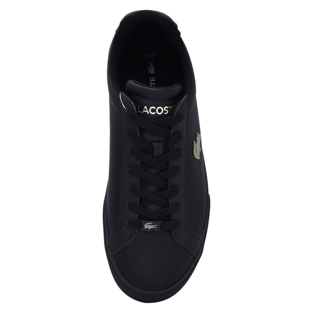 Lacoste Men's Lerond Sneaker, Black/Black