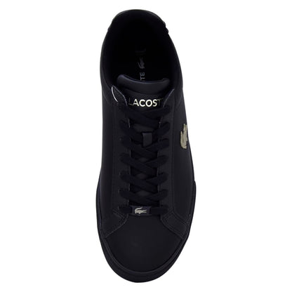 Lacoste Men's Lerond Sneaker, Black/Black