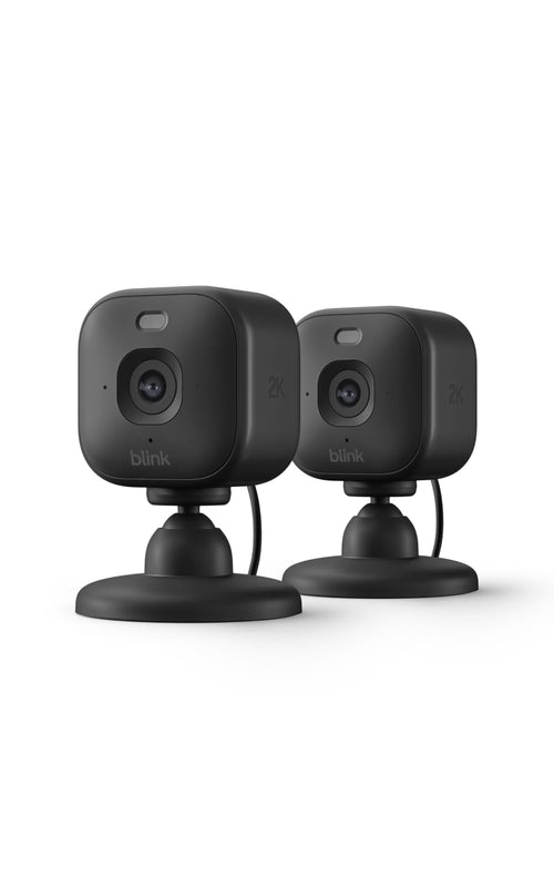 Blink Mini 2K+ Cámara de Seguridad (Paquete de 2 / Negro)