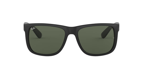Ray-Ban Lentes de Sol Cuadrados Justin RB4165 para Hombre (Negro / 55MM)