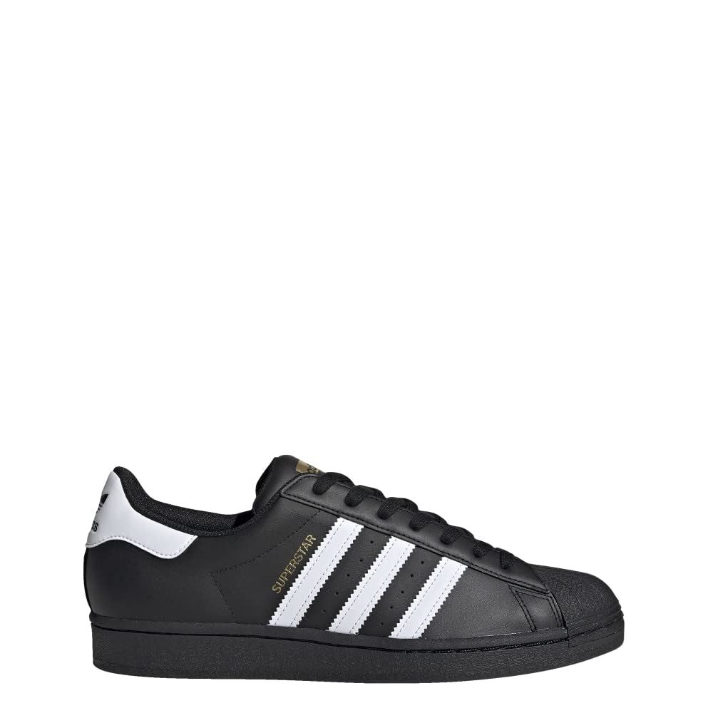 adidas Originals Men's Superstar Sneaker, Black/White/Black