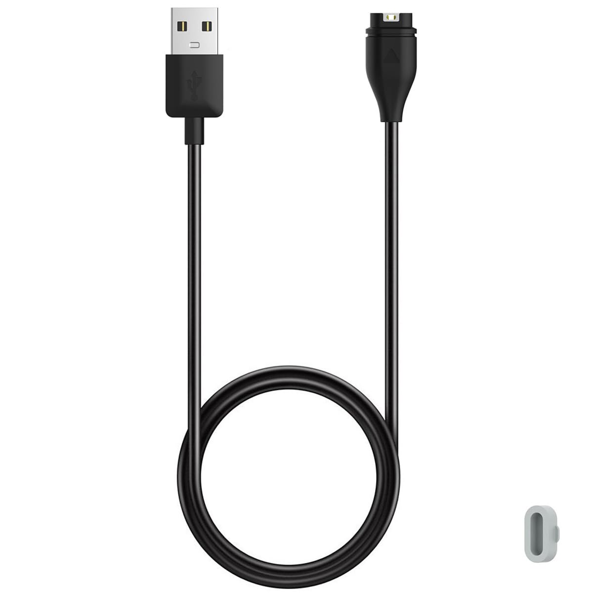 Charger for Garmin Venu, Venu 3/3S/2/2 Plus/2S/Sq 2/Sq, Replacement Charging Cable Cord with a Grey Dust Plug for Garmin Watch (1)