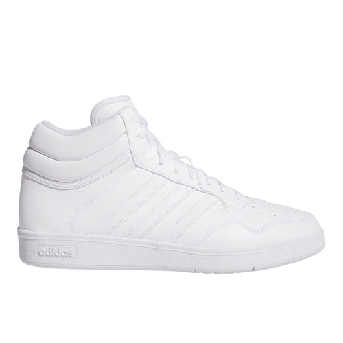 Adidas Unisex Hoops 4.0 Mid Top Basketball Shoes White/White/Black
