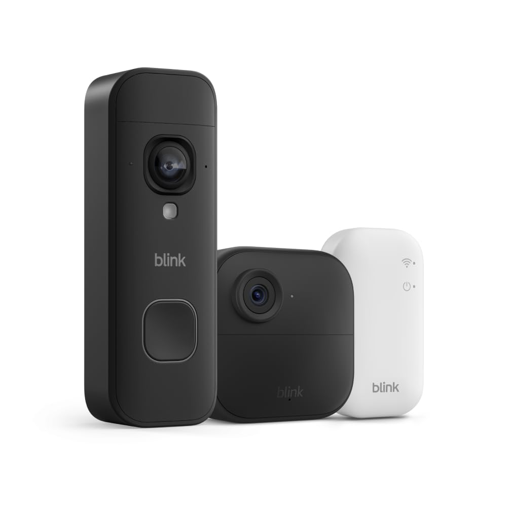 Blink Cámara Outdoor 4 + Timbre Doorbell 2K+ (Black)