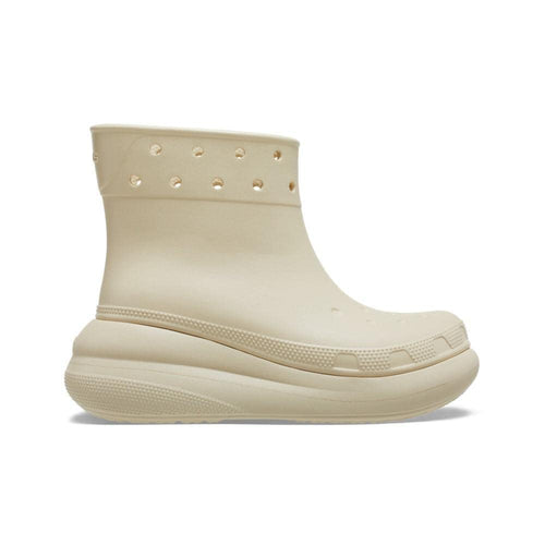 Crocs Unisex-Adult Crush Rain Boots, Bone