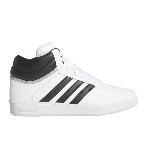 Adidas Unisex Hoops 4.0 Mid Top Basketball Shoes White/White/Grey