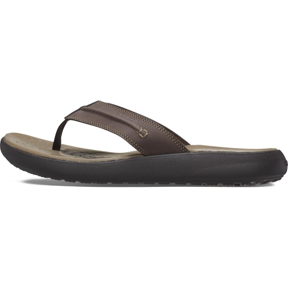 Crocs Men's Yukon Vista II Flip Flops, Men Sandals, Espresso