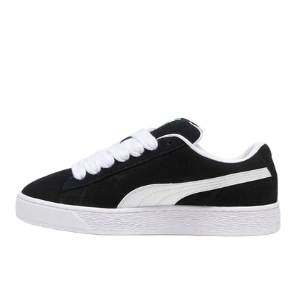 PUMA Mens Suede XL Shoes, Black White