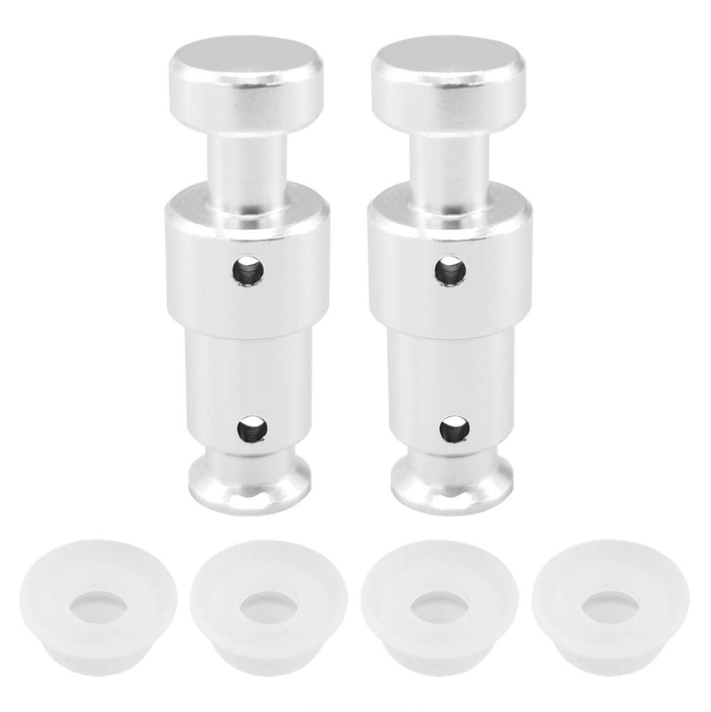 Alamic Replacement Float Valve for Instant Pot Duo 3, 5, 6 Qt, Duo Plus 3, 6 Qt, Ultra 3, 6, 8 Qt, Lux 3 Qt - 2 Float Valves 4 Silicone Caps