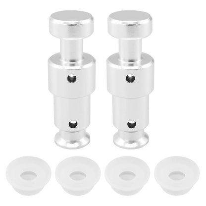 Alamic Replacement Float Valve for Instant Pot Duo 3, 5, 6 Qt, Duo Plus 3, 6 Qt, Ultra 3, 6, 8 Qt, Lux 3 Qt - 2 Float Valves 4 Silicone Caps