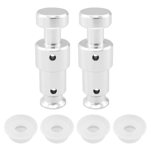 Alamic Replacement Float Valve for Instant Pot Duo 3, 5, 6 Qt, Duo Plus 3, 6 Qt, Ultra 3, 6, 8 Qt, Lux 3 Qt - 2 Float Valves 4 Silicone Caps