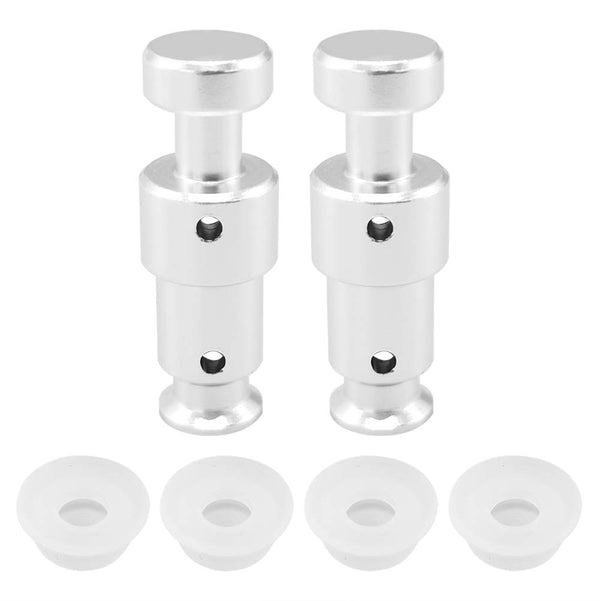 Alamic Replacement Float Valve for Instant Pot Duo 3, 5, 6 Qt, Duo Plus 3, 6 Qt, Ultra 3, 6, 8 Qt, Lux 3 Qt - 2 Float Valves 4 Silicone Caps