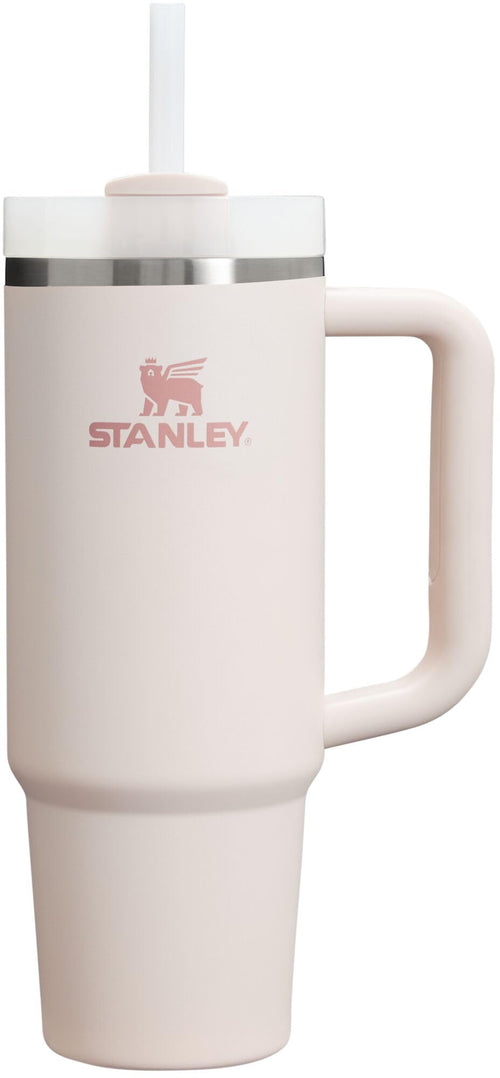 STANLEY Vaso Quencher H2.0 con Asa y Pajilla de 30 oz (Cuarzo Rosa 2.0)