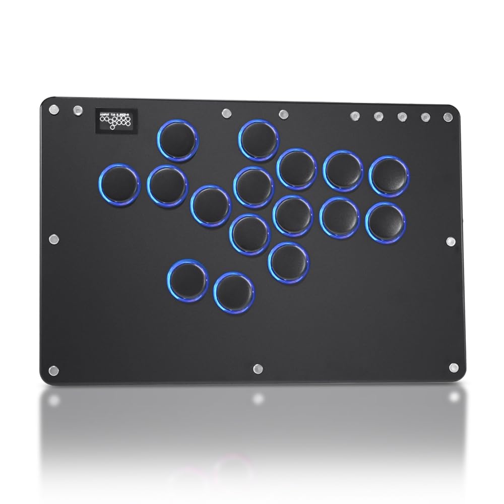 Sehawei Controlador Arcade All-Button Haute42 T16 Pro V2 (Negro)