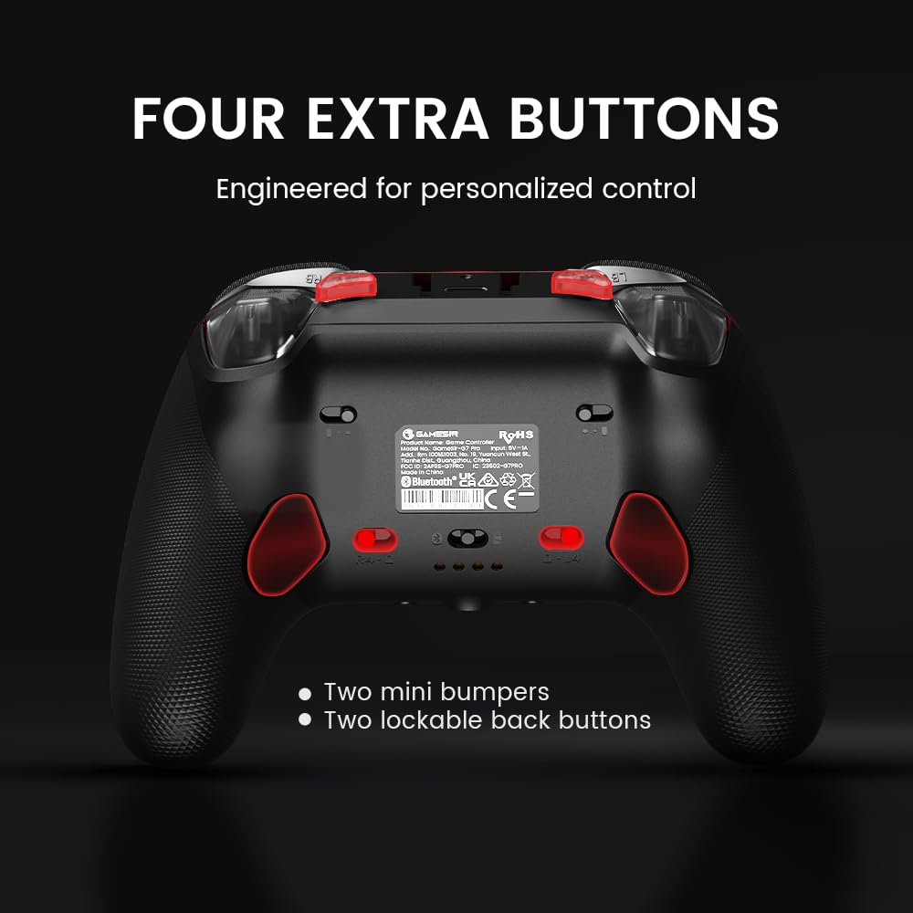 GameSir Controlador Alámbrico G7 Pro para Xbox y PC (Renovado / Black)