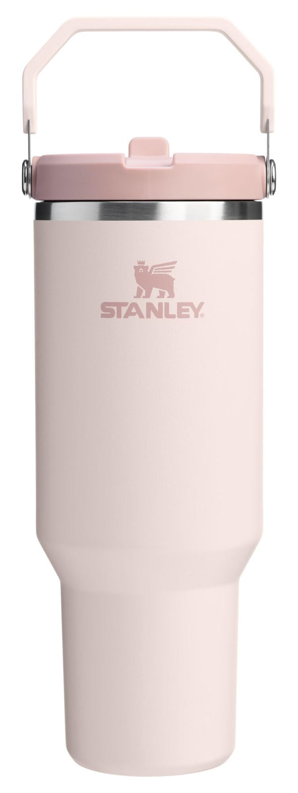 STANLEY Vaso Térmico IceFlow 2.0 con Tapa de Pajilla y Asa (40 oz / Rose Quartz 2.0)