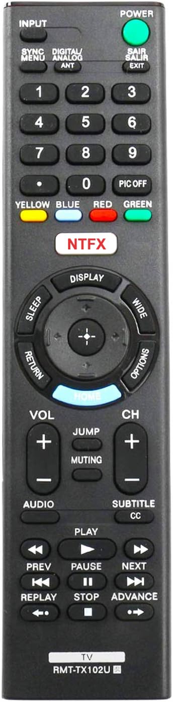 Control Remoto Nuevo RMT-TX102U para TV Sony Bravia