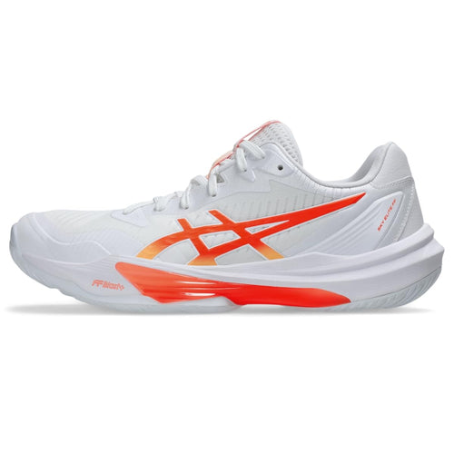ASICS Women's Sky Elite FlyteFoam 3 Volleyball Shoes, White/Vivid Coral