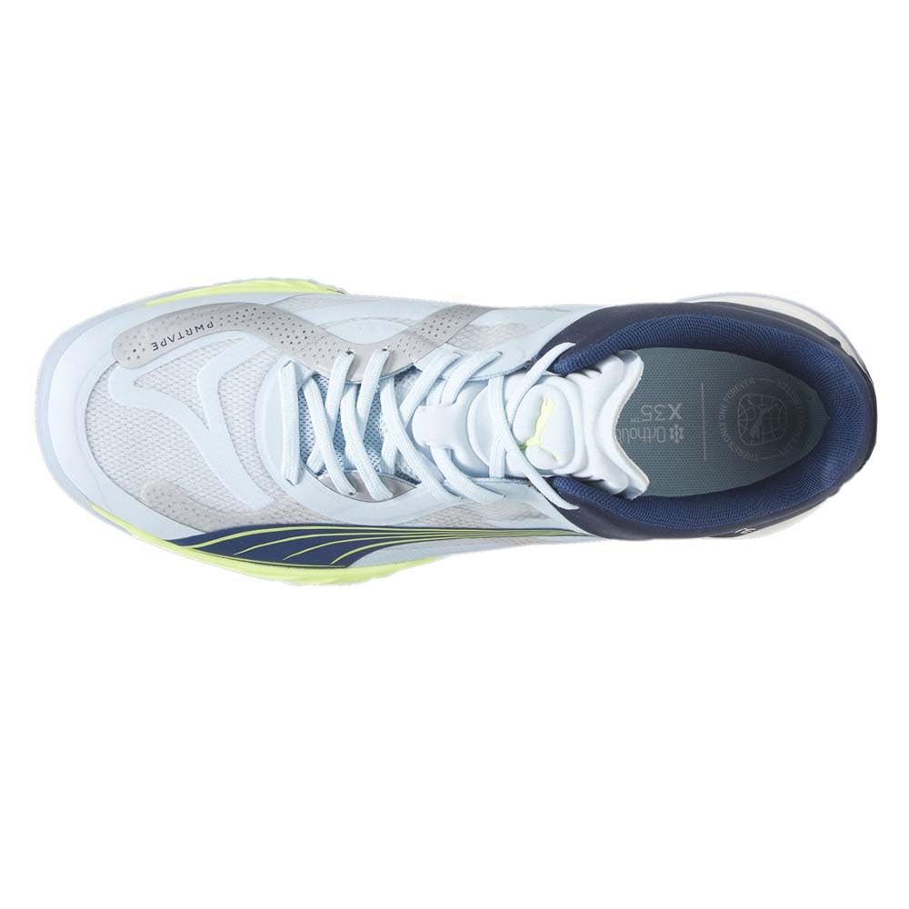 PUMA Mens Accelerate Nitro Sqd Racket Sneakers Shoes - Blue -
