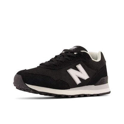 New Balance Women's 515 V3 Sneaker, Black/White/Aluminum Grey