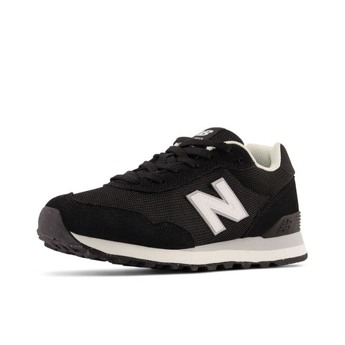 New Balance Women's 515 V3 Sneaker, Black/White/Aluminum Grey