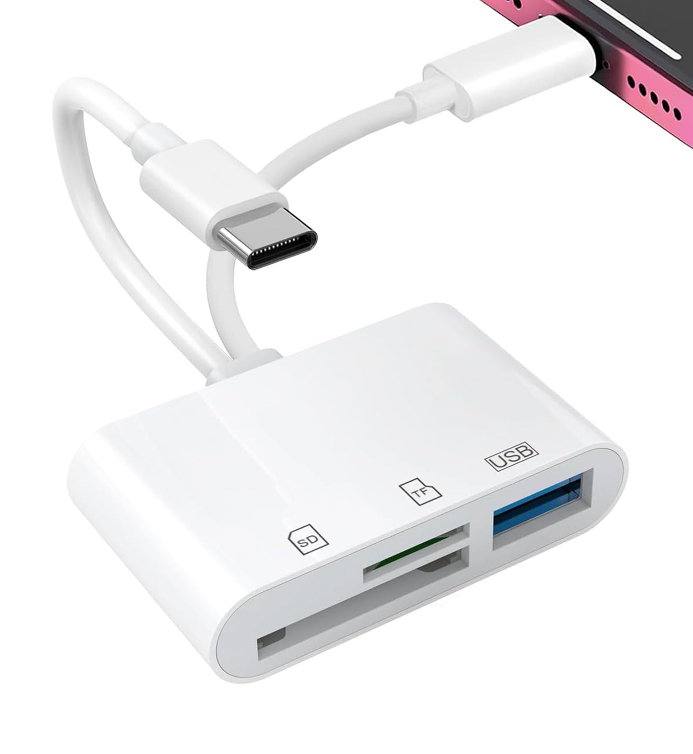 Lector de Tarjetas SD USB C / Adaptador de Doble Puerto Lightning