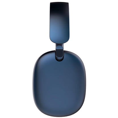 RORSOU C6 Active Noise Cancelling Headphones, Wireless Over Ear Bluetooth Headphones, 60H Playtime, Lightweight Folding Deep Bass Comfort Fit Ear Cups Headset with Mic for iPad/Travel/PC/Home Blue