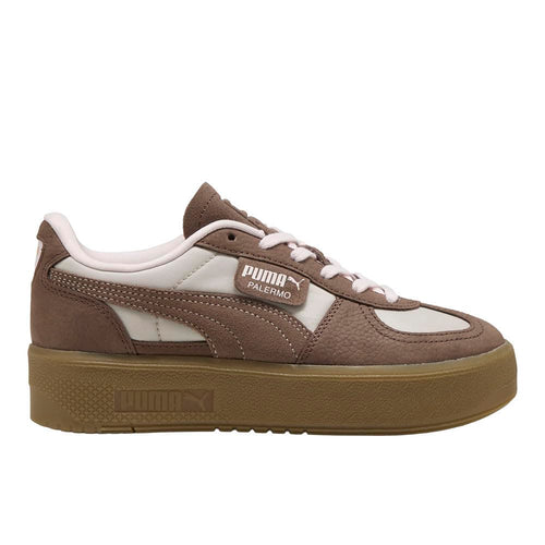 PUMA Womens Palermo Elevata Wine Club Lace Up Sneakers Shoes Casual - Brown -