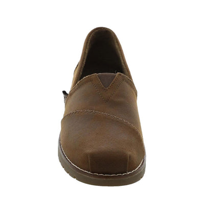 Skechers BOBS Womens Chill Lugs-Urban Spell Loafer, Brown