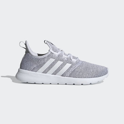 adidas Women's Cloudfoam Pure 2.0 Running Shoe, White/White/Black
