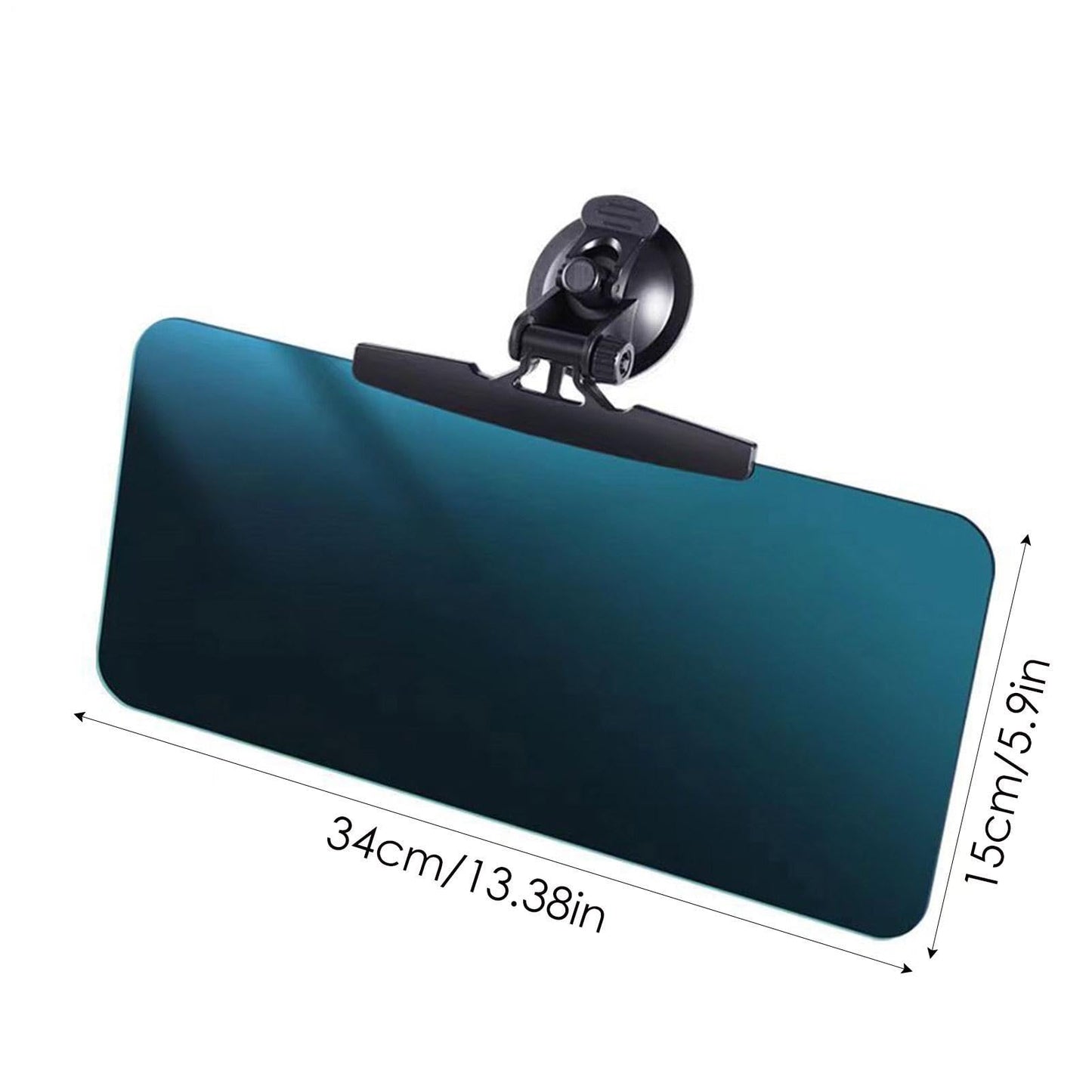 GLANSI Visera Parasol Automática para Coche (Negro)