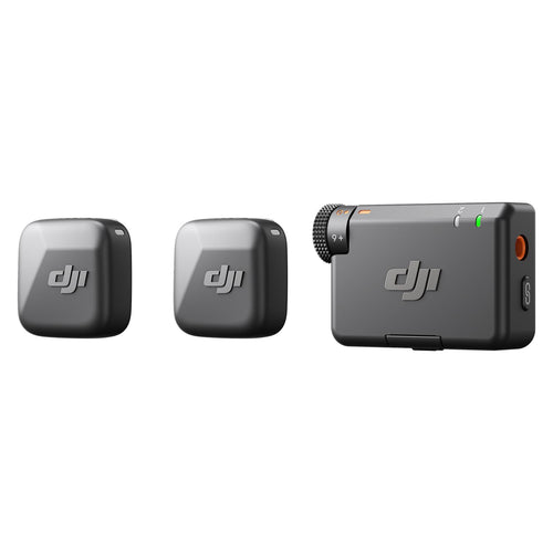 DJI Micrófono Inalámbrico Lavalier Mic Mini (2 Transmisores + 1 Receptor)